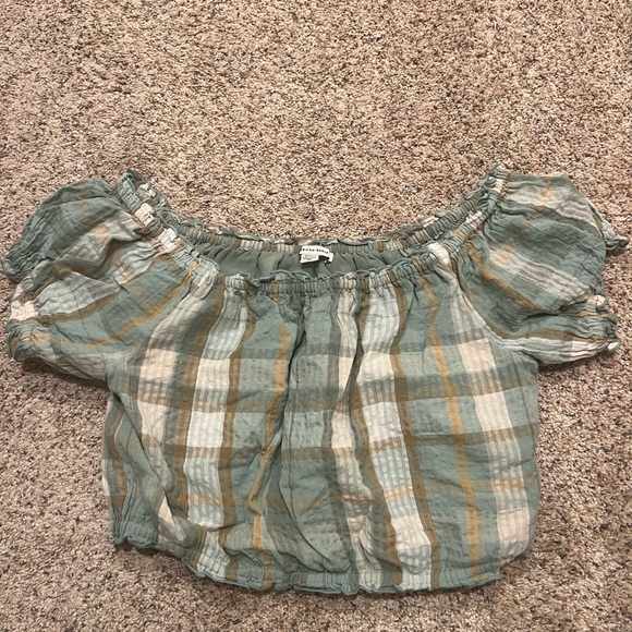 American Eagle Outfitters Tops - American Eagle Outfitters Multi-Color Off-Shoulder Top